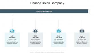Finance Roles Company In Powerpoint And Google Slides Cpb