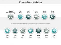 Finance sales marketing ppt powerpoint presentation gallery smartart cpb