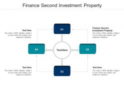 Finance second investment property ppt powerpoint presentation portfolio deck cpb