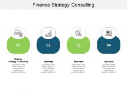 Finance strategy consulting ppt powerpoint icon design templates cpb
