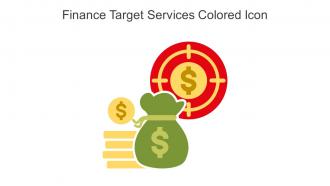 Finance Target Services Colored Icon In Powerpoint Pptx Png And Editable Eps Format