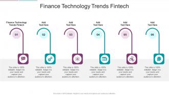 Finance Technology Trends Fintech In Powerpoint And Google Slides Cpb