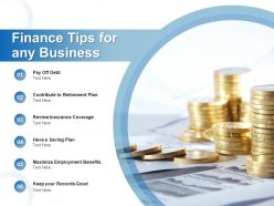 Finance tips for any business