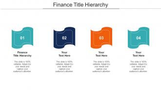 Finance Title Hierarchy Ppt Powerpoint Presentation Layouts Slide Download Cpb