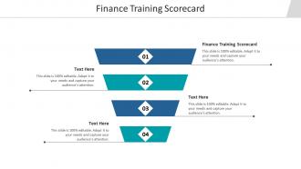 Finance training scorecard ppt powerpoint presentation templates cpb