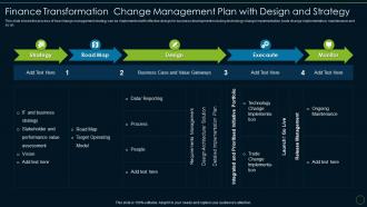 Finance transformation change accounting and financial transformation toolkit