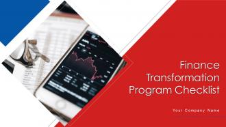 Finance Transformation Program Checklist PowerPoint PPT Template Bundles