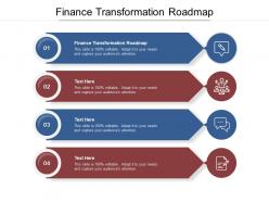 Finance transformation roadmap ppt powerpoint presentation inspiration layout ideas cpb