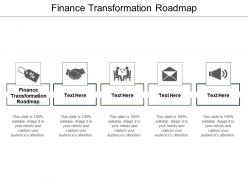 Finance transformation roadmap ppt powerpoint presentation slides topics cpb