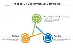 Finance vs economics vs commerce ppt powerpoint presentation file backgrounds cpb