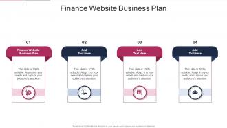 Finance Website Business Plan In Powerpoint And Google Slides Cpb