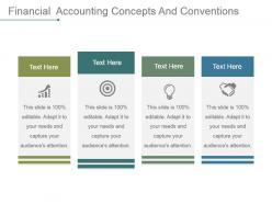 Financial Accounting Concepts And Conventions Powerpoint Slide Backgrounds