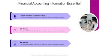Financial Accounting Information Essential In Powerpoint And Google Slides Cpb