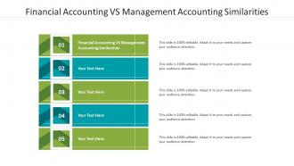 Financial accounting vs management accounting similarities ppt powerpoint cpb