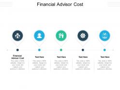 Financial advisor cost ppt powerpoint presentation show skills cpb