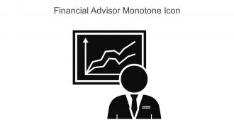 Financial Advisor Monotone Icon In Powerpoint Pptx Png And Editable Eps Format