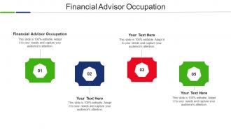 Financial Advisor Occupation Ppt Powerpoint Presentation Slides Templates Cpb