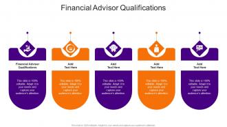 Financial Advisor Qualifications In Powerpoint And Google Slides Cpb