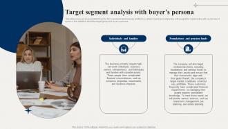 Financial Advisory Target Segment Analysis With Buyers Persona BP SS