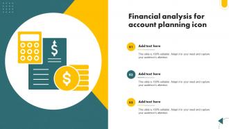 Financial Analysis For Account Planning Icon