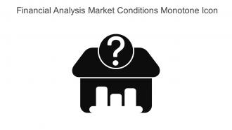 Financial Analysis Market Conditions Monotone Icon In Powerpoint Pptx Png And Editable Eps Format
