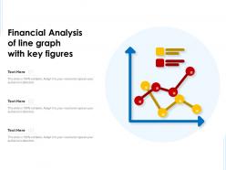 Financial analysis of line graph with key figures