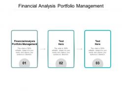 Financial analysis portfolio management ppt powerpoint presentation ideas elements cpb