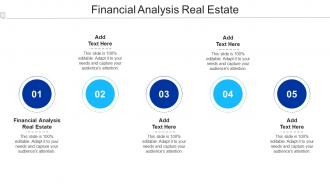 Financial Analysis Real Estate Ppt Powerpoint Presentation Styles Master Slide Cpb