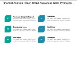 Financial analysis report brand awareness sales promotion campaigns