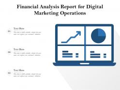 Financial analysis report for digital marketing operations