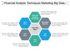 Financial analysis techniques marketing big data business environment cpb