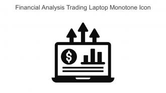 Financial Analysis Trading Laptop Monotone Icon In Powerpoint Pptx Png And Editable Eps Format