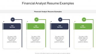 Financial Analyst Resume Examples In Powerpoint And Google Slides Cpb