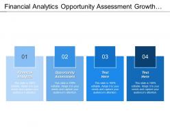 Financial Analytics Opportunity Assessment Growth Brand Vision Strategy