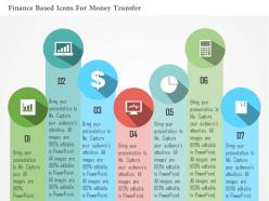 Financial And Time Based Process Flow Flat Powerpoint Design