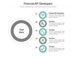 Financial api developers ppt powerpoint presentation infographics outline cpb