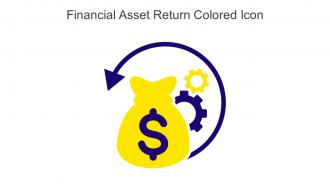 Financial Asset Return Colored Icon In Powerpoint Pptx Png And Editable Eps Format