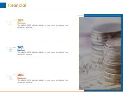 Financial audiences attention minimum ppt powerpoint presentation infographics