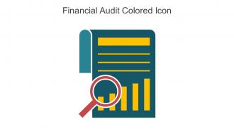 Financial Audit Colored Icon In Powerpoint Pptx Png And Editable Eps Format