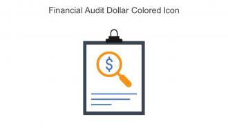 Financial Audit Dollar Colored Icon In Powerpoint Pptx Png And Editable Eps Format