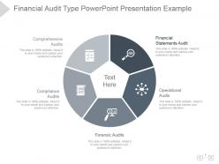 Financial audit type powerpoint presentation example