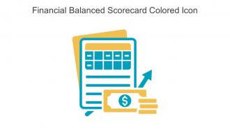 Financial Balanced Scorecard Colored Icon In Powerpoint Pptx Png And Editable Eps Format