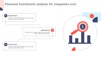Financial Benchmark Analysis For Companies Icon