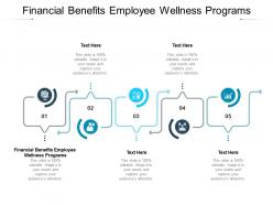 Financial benefits employee wellness programs ppt infographic template slideshow cpb