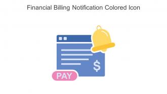 Financial Billing Notification Colored Icon In Powerpoint Pptx Png And Editable Eps Format
