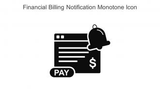 Financial Billing Notification Monotone Icon In Powerpoint Pptx Png And Editable Eps Format
