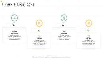 Financial Blog Topics In Powerpoint And Google Slides Cpb