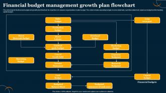 Financial Budget Management Growth Plan Flowchart