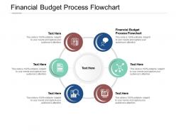 Financial budget process flowchart ppt powerpoint presentation slide cpb