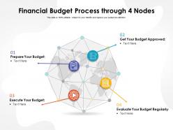 Financial budget process through 4 nodes